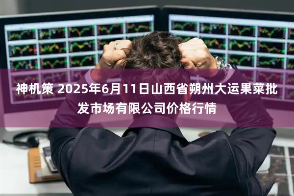 神机策 2025年6月11日山西省朔州大运果菜批发市场有限公司价格行情